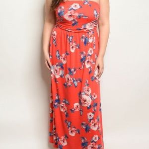 Beautiful Burnt Orange Sun Dress Plus size